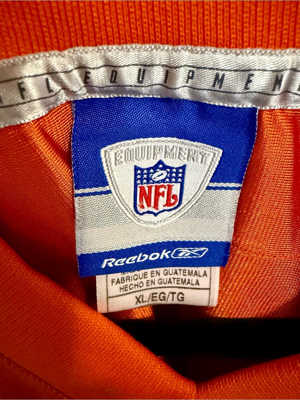 Vintage Reebok Miami Dolphins Ricky Williams #34 Orange Alternate Jersey Size XL - Picture 3 of 9